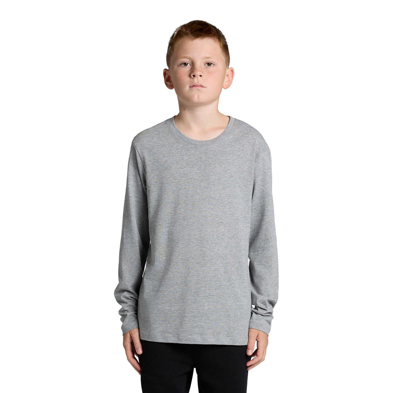 Youth Staple L/S Tee Front