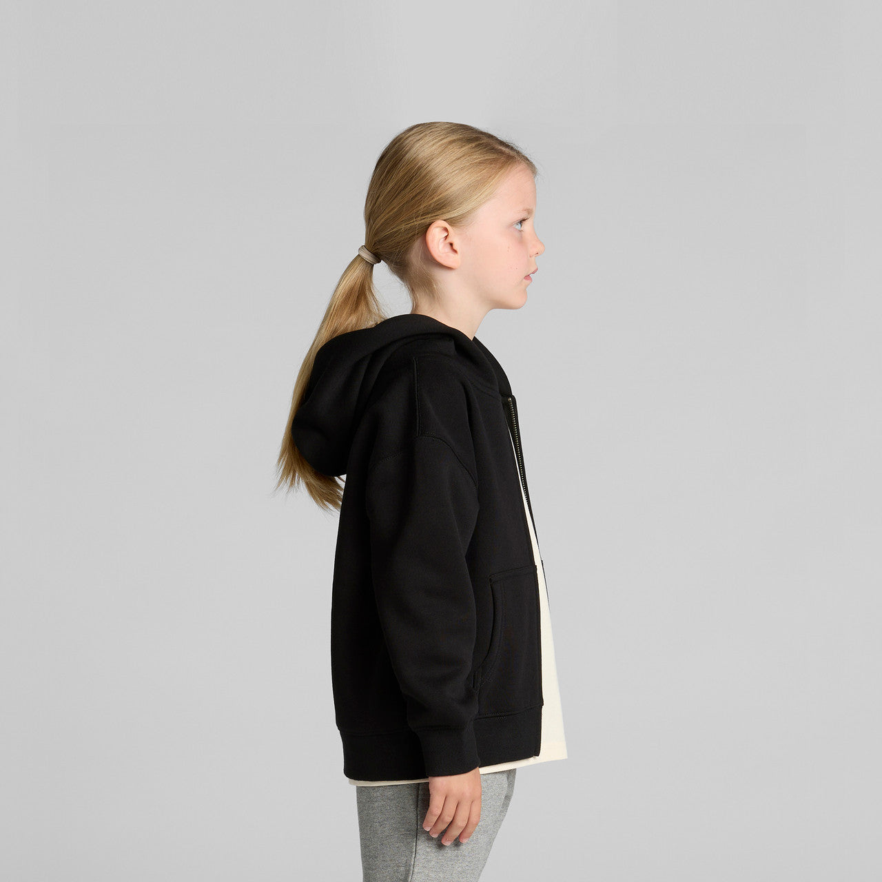 Kids Relax Zip Hood Side