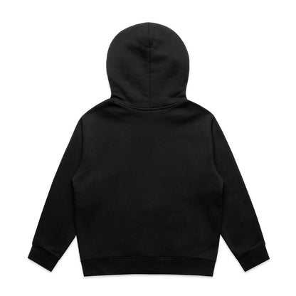 Youth Relax Zip Hood Black - Back