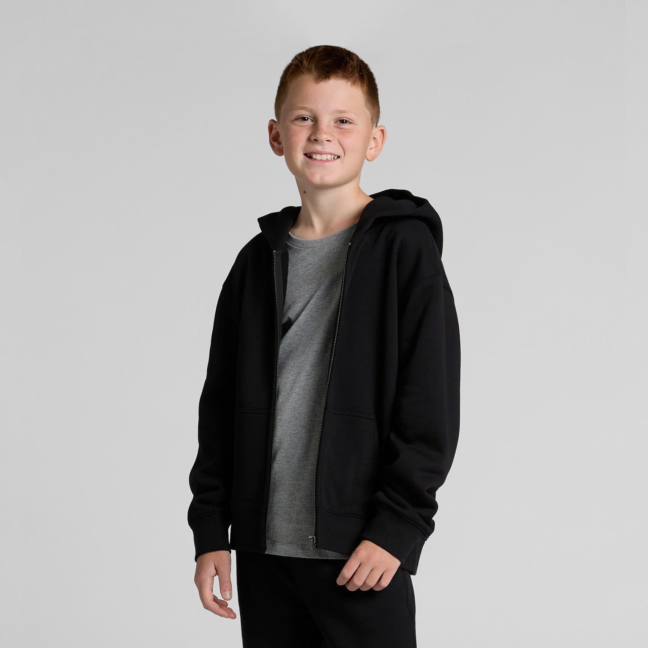Youth Relax Zip Hood Back