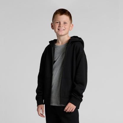 Youth Relax Zip Hood Back