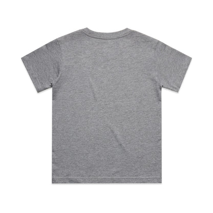Kids Classic Tee Grey Marle - Back