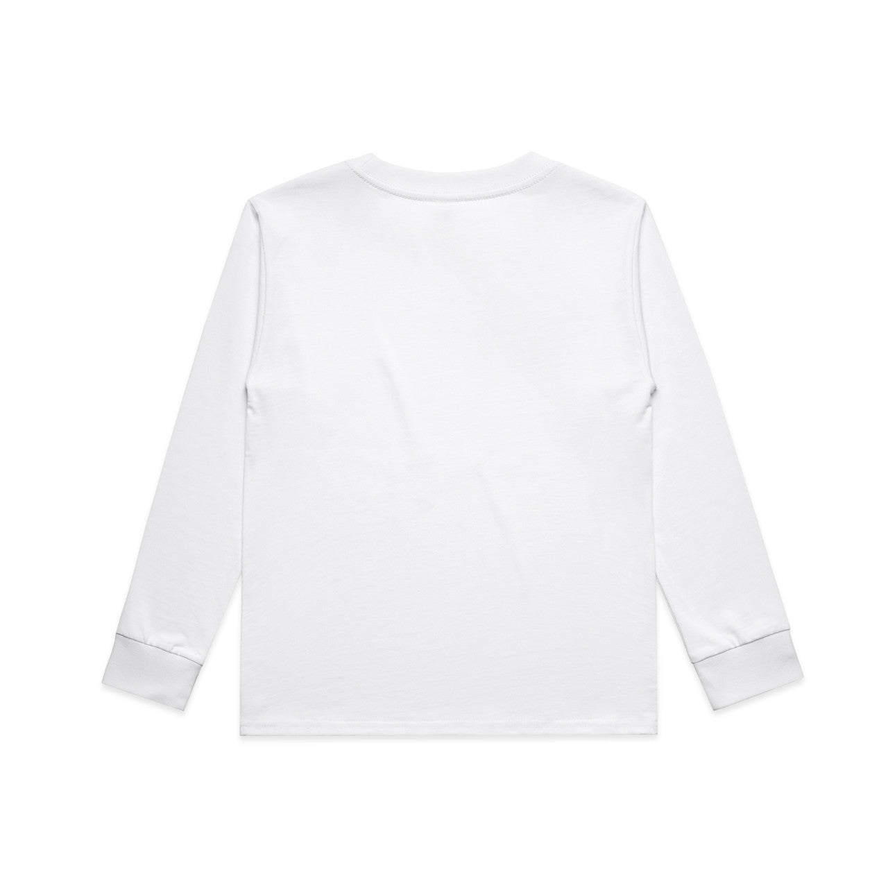 Youth Classic L/S Tee White - Back