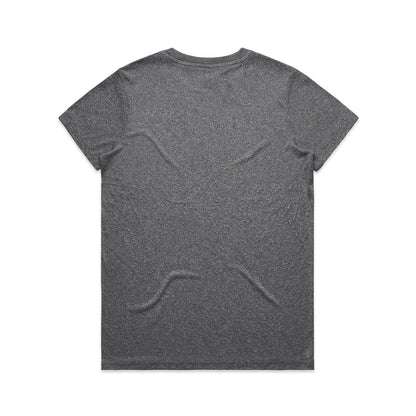 Women's Maple Active Tee Graphite - Back