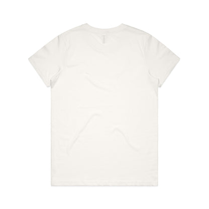 Women's Maple Organic Tee Natural - Back
