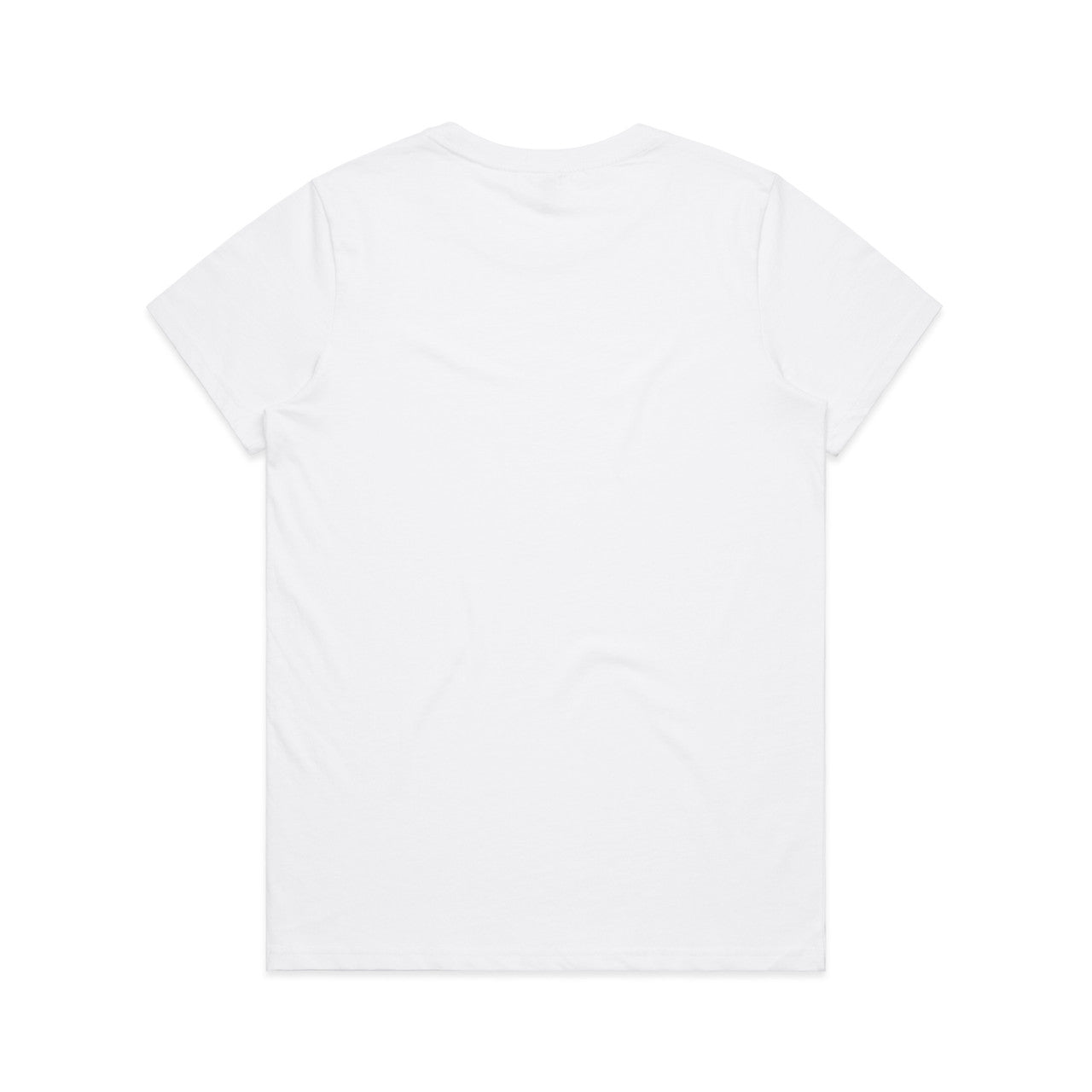 Women's Maple Organic Tee White - Back