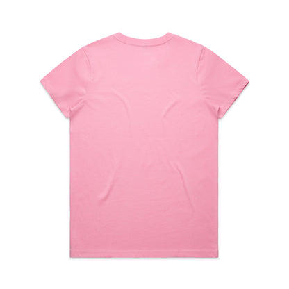 Women's Maple Tee Bubblegum - Back