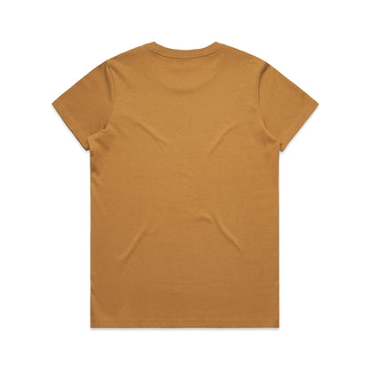 Women's Maple Tee Camel - Back