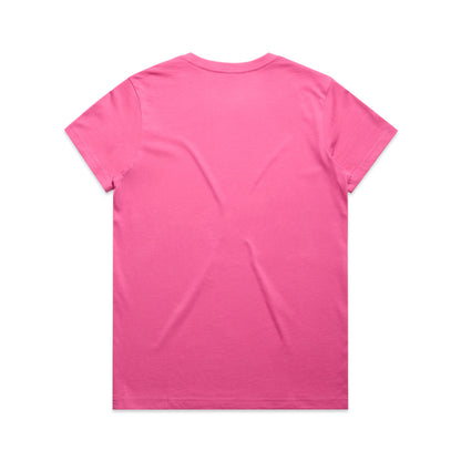 Women's Maple Tee Charity Pink - Back