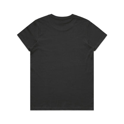 Women's Maple Tee Coal - Back