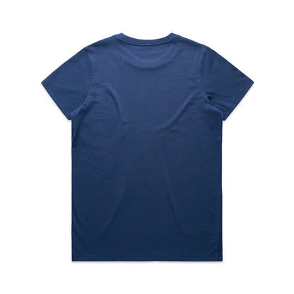 Women's Maple Tee Cobalt - Back