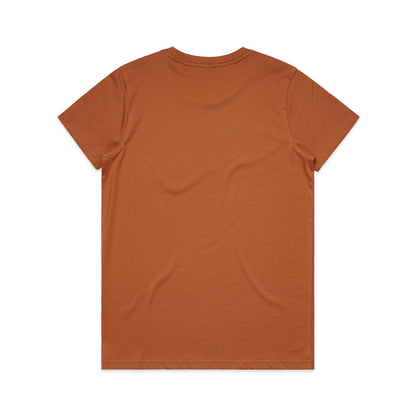 Women's Maple Tee Copper - Back