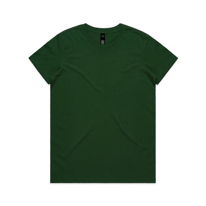 Women's Maple Tee Forest Green