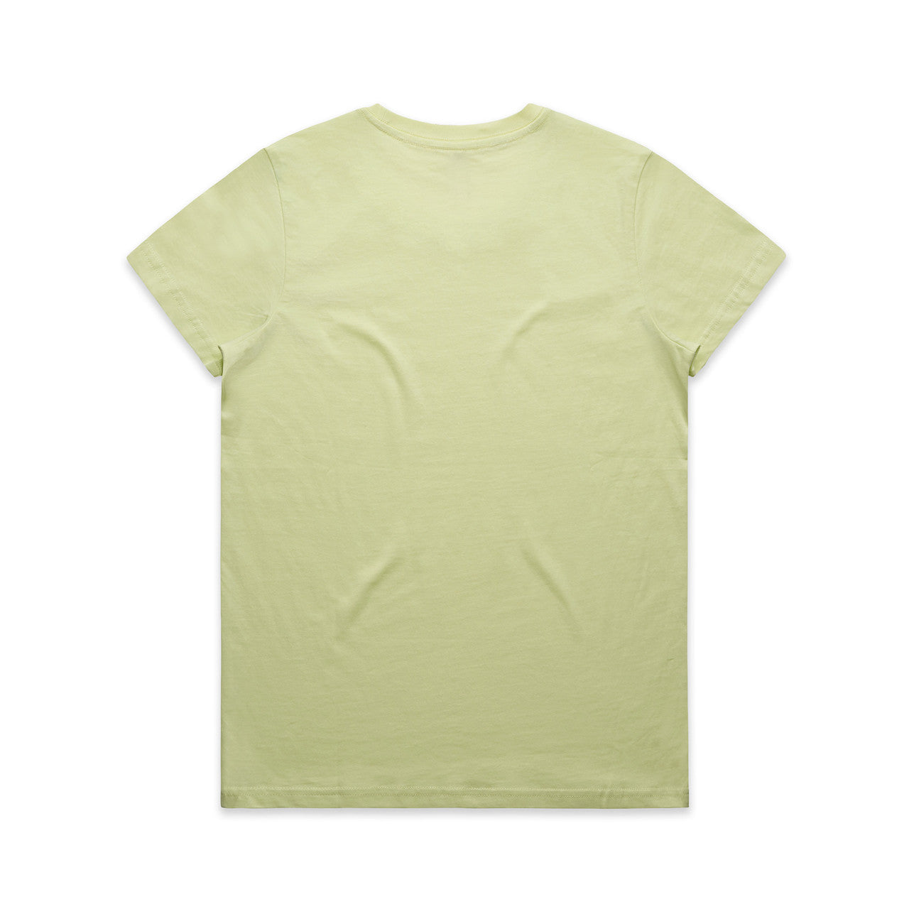 Women's Maple Tee Lime - Back