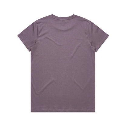 Women's Maple Tee Mauve - Back