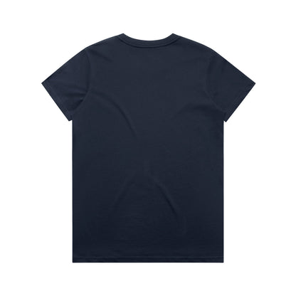 Women's Maple Tee Midnight Blue - Back