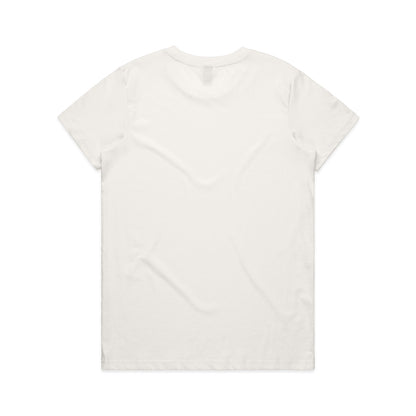 Women's Maple Tee Natural - Back