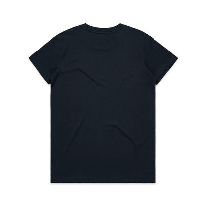 Women's Maple Tee Navy - Back