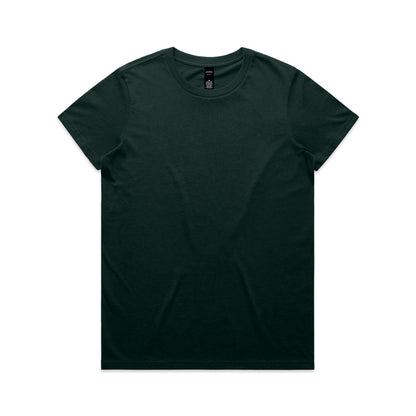 Women's Maple Tee Pine Green