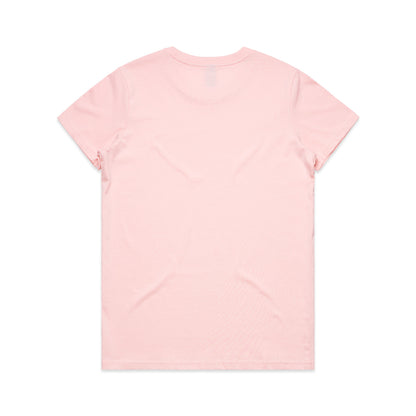 Women's Maple Tee Pink - Back