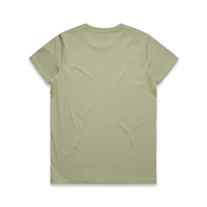 Women's Maple Tee Pistachio - Back