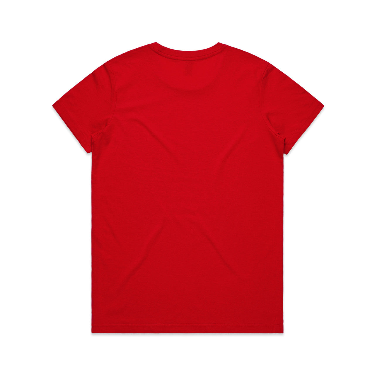 Women's Maple Tee Red - Back