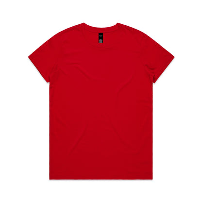 Women's Maple Tee Red