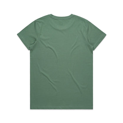 Women's Maple Tee Sage - Back
