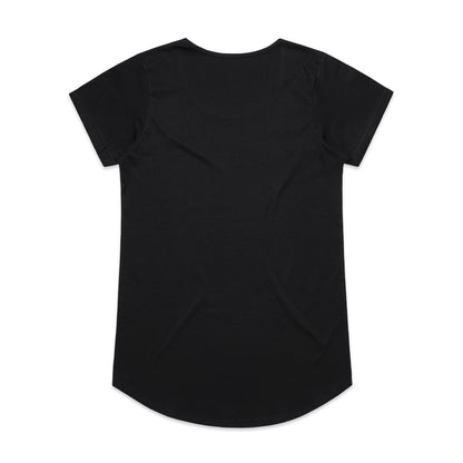 Women's Mali Tee Black - Back
