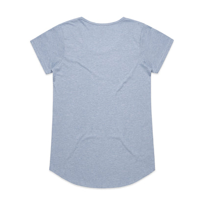 Women's Mali Tee Light Blue Marle - Back