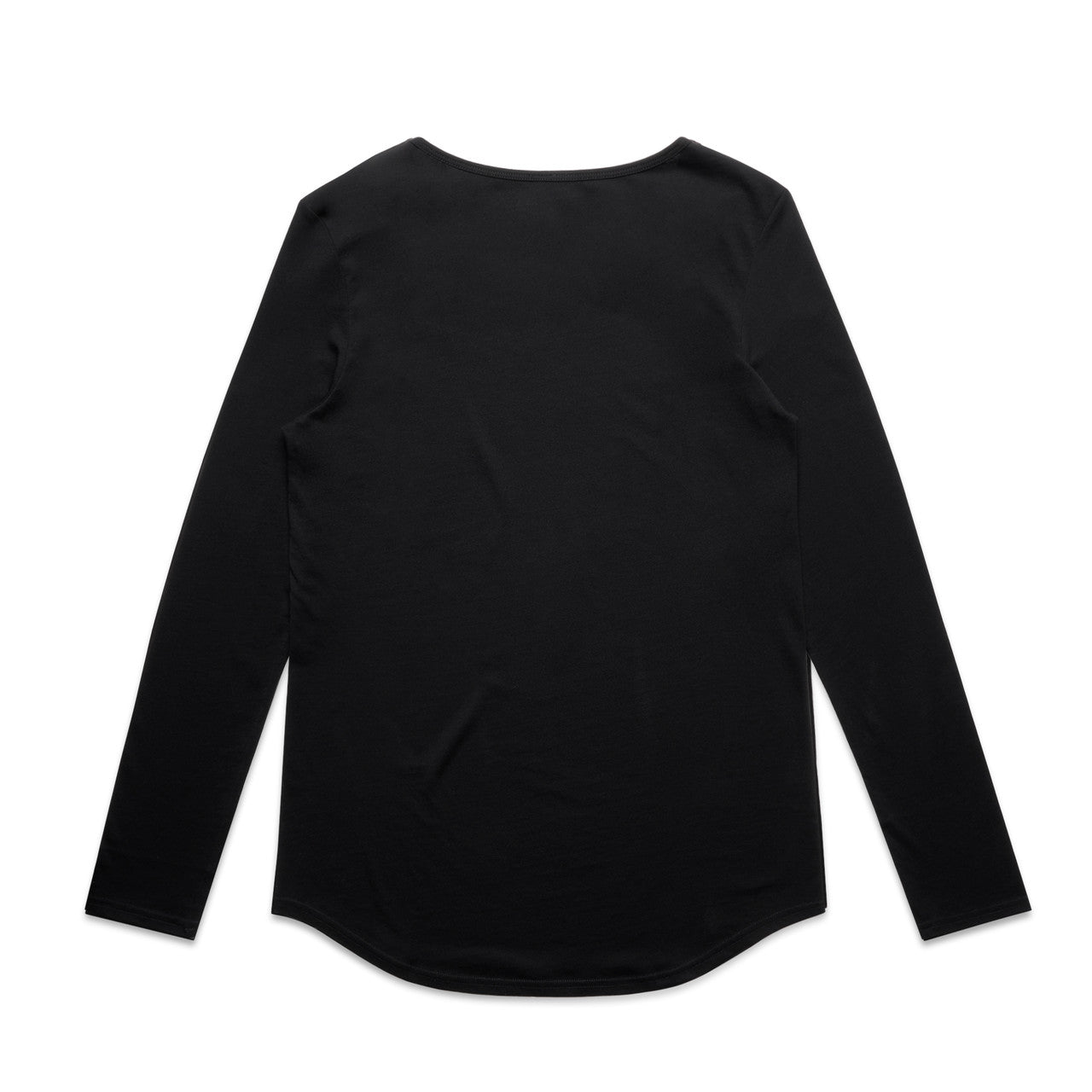 Women's Mali L/S Tee Black - Back