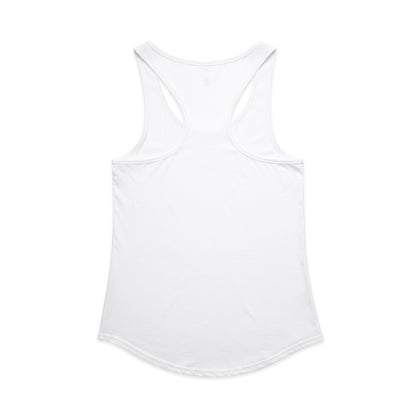 Women's Mali Racerback White - Back