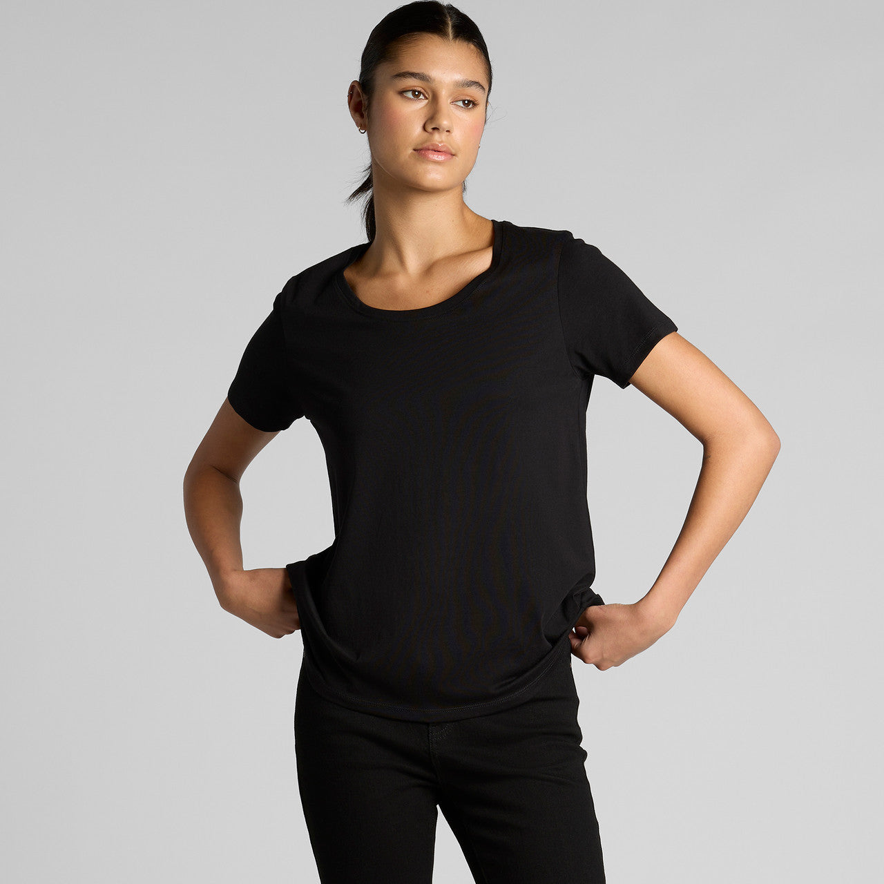 Women's Maple Scoop Tee Back