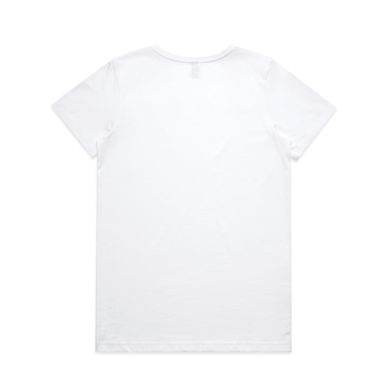 Women's Maple Scoop Tee White - Back