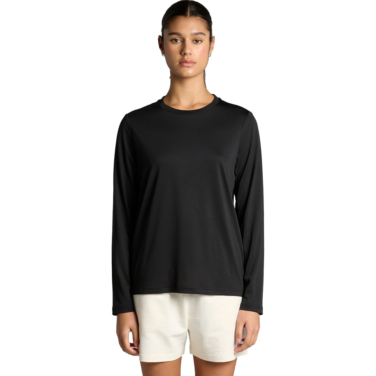 Women's Maple Active L/S Tee Front