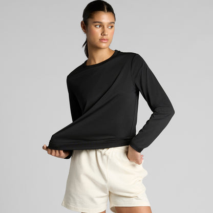 Women's Maple Active L/S Tee Back
