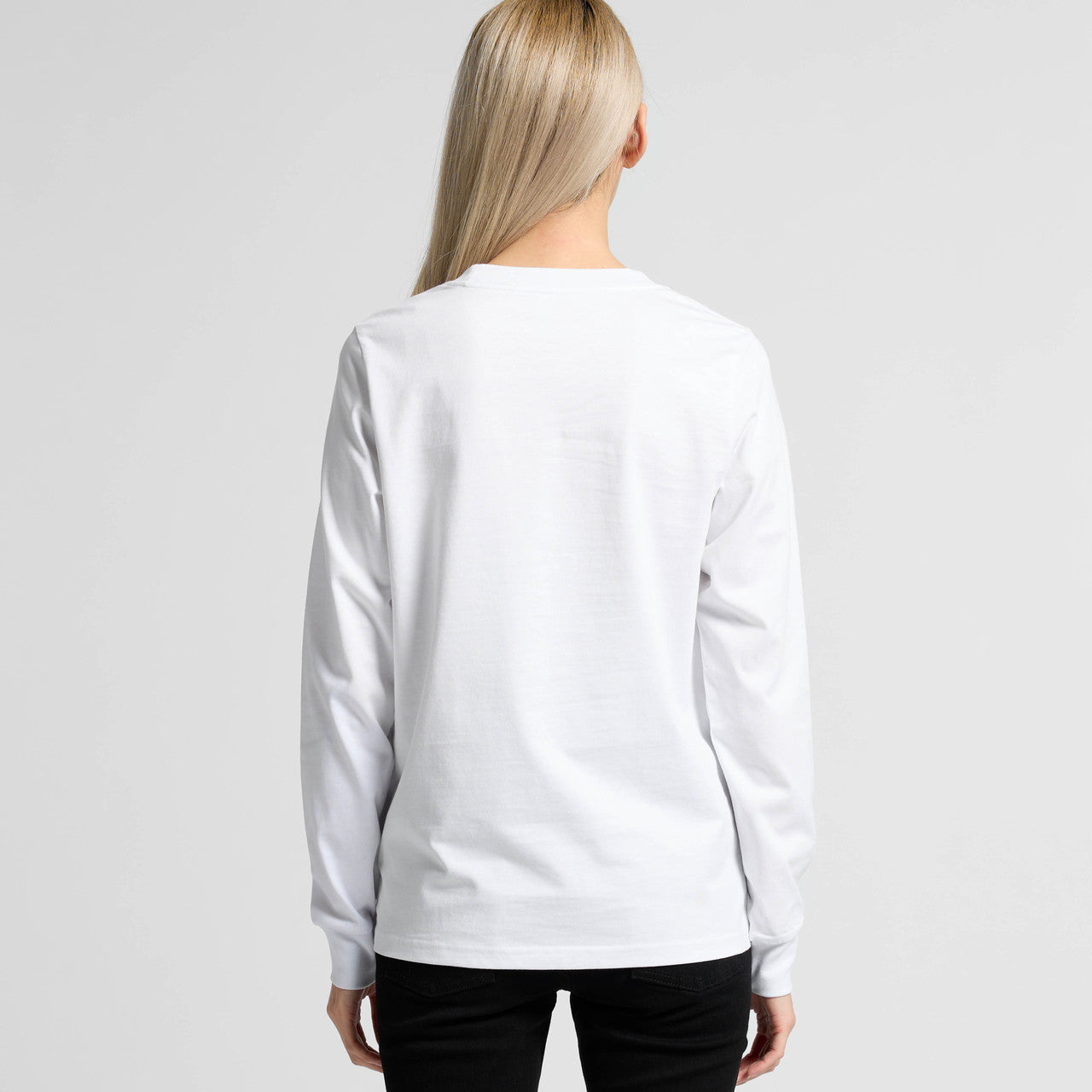 Women's Maple L/S Tee Back