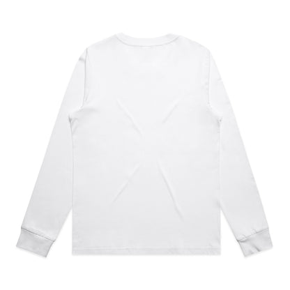 Women's Maple L/S Tee White - Back