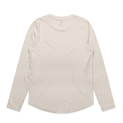Women's Maple Curve L/S Tee Bone - Back