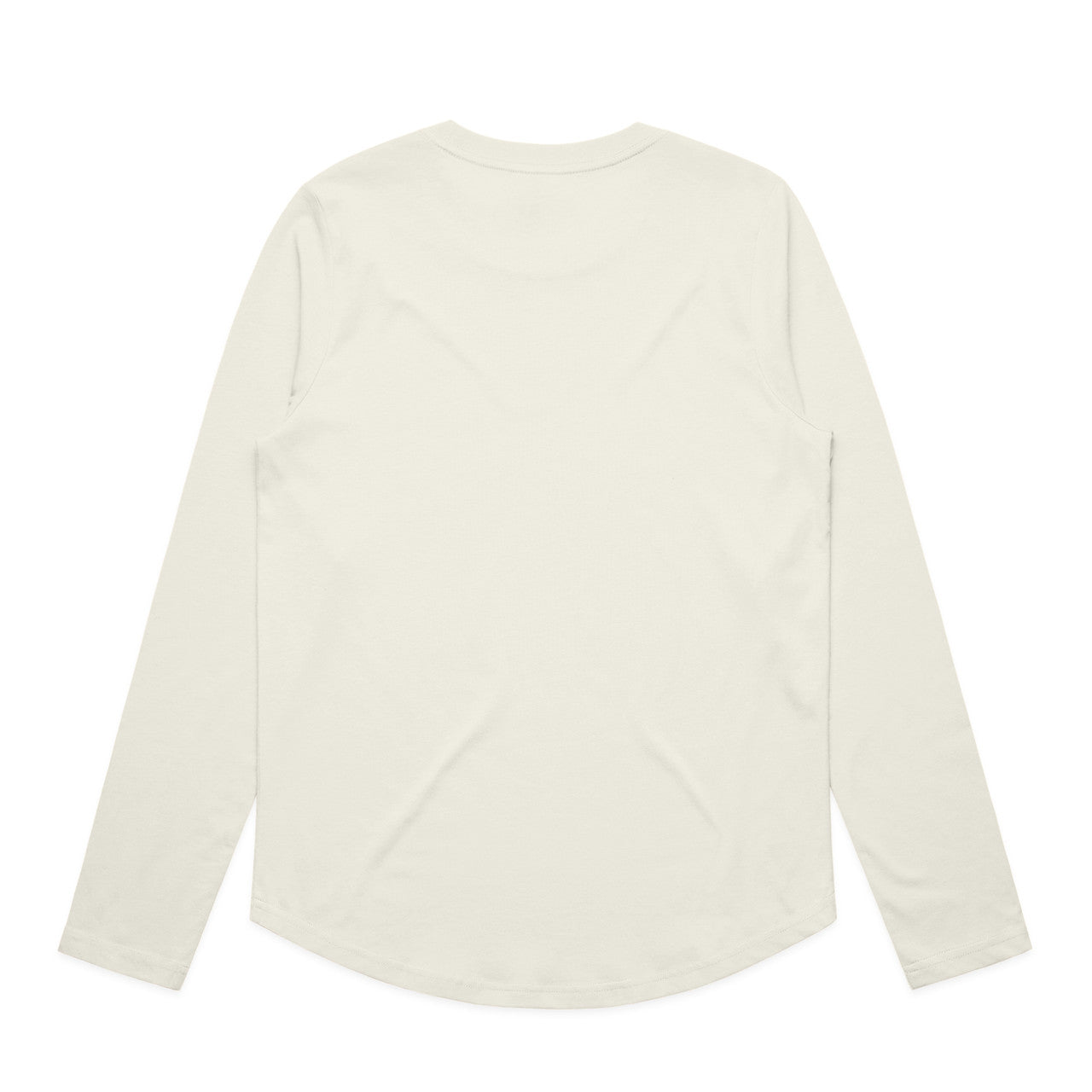 Women's Maple Curve L/S Tee Ecru - Back