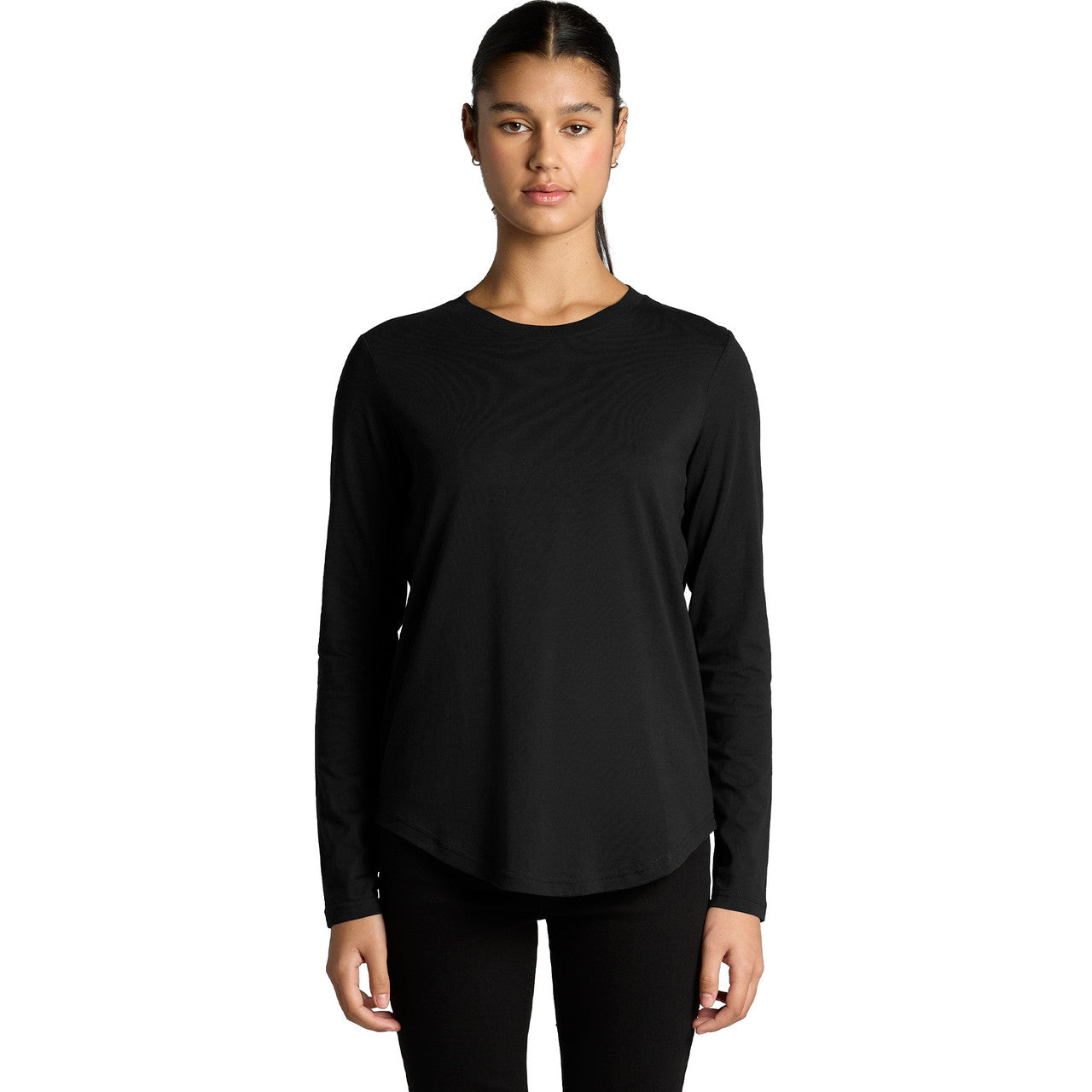 Women's Maple Curve L/S Tee Front