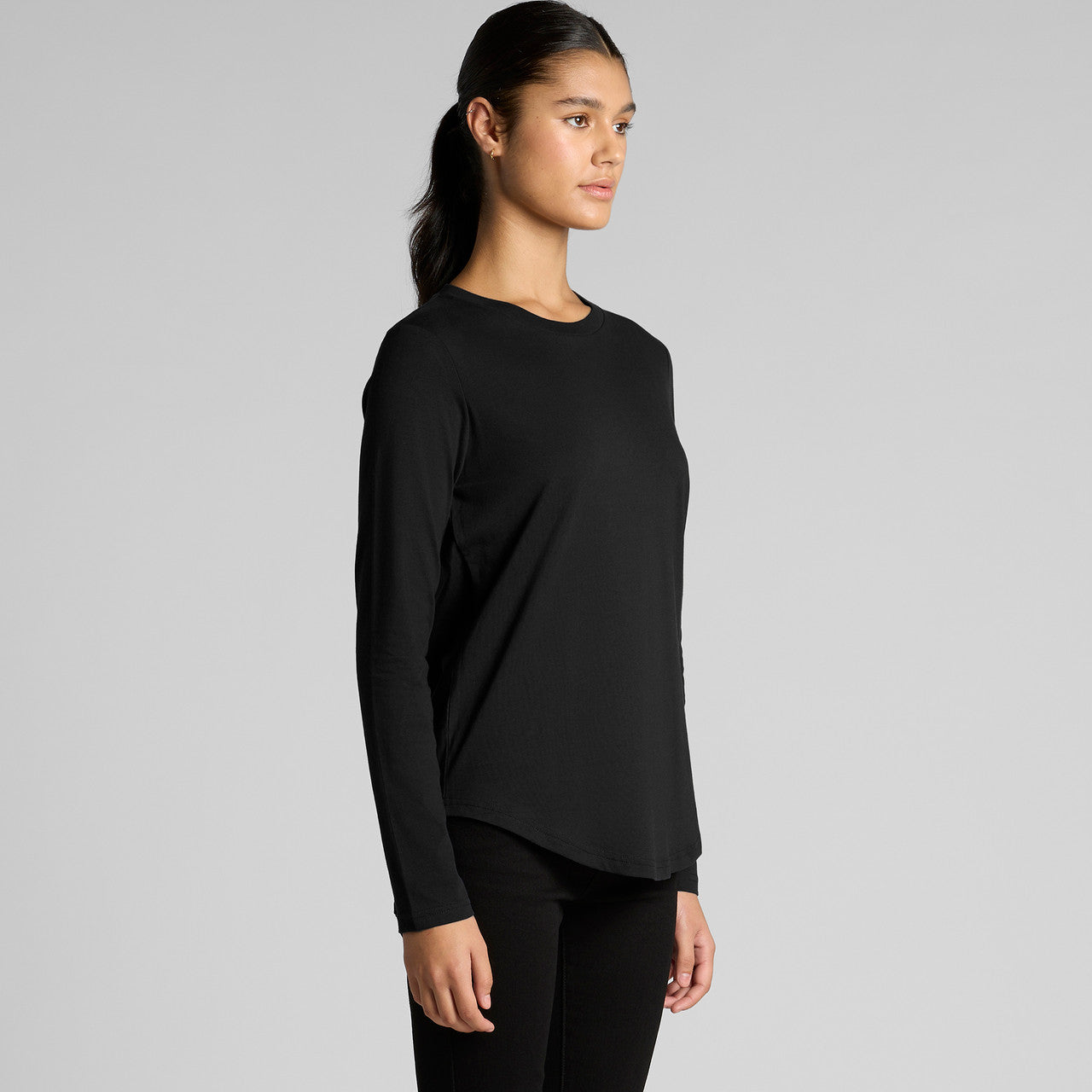 Women's Maple Curve L/S Tee Turn