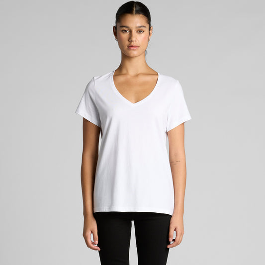 Women's Maple V Neck Tee 4023