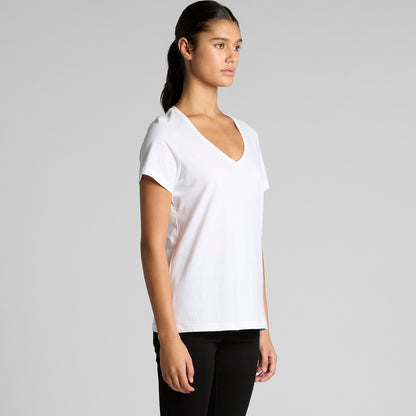 Women's Maple V Neck Tee Turn