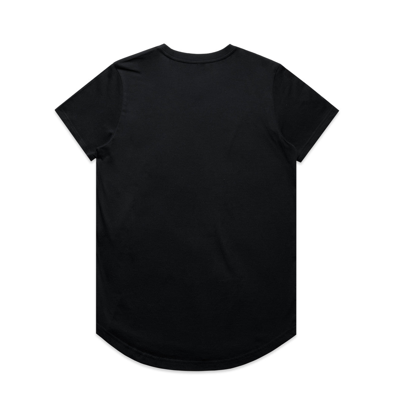 Women's Maple Curve Tee Black - Back