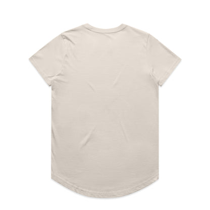 Women's Maple Curve Tee Bone - Back
