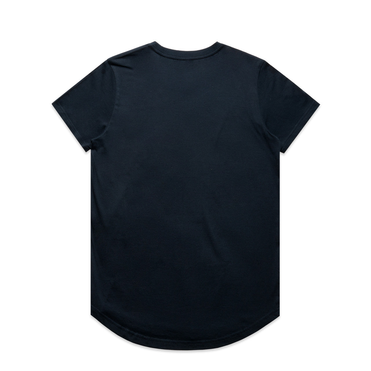Women's Maple Curve Tee Navy - Back