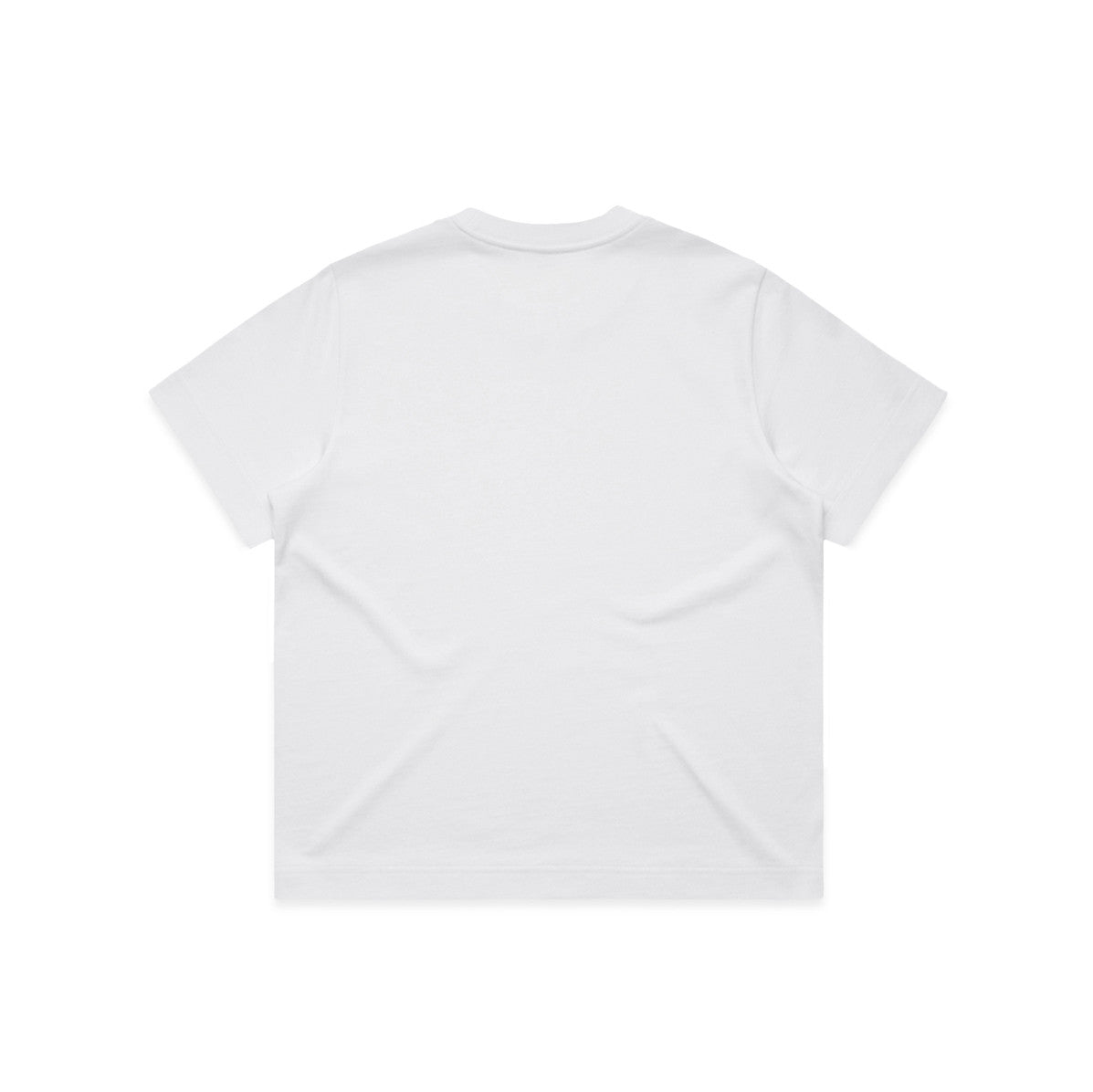 Women's Box Tee White - Back