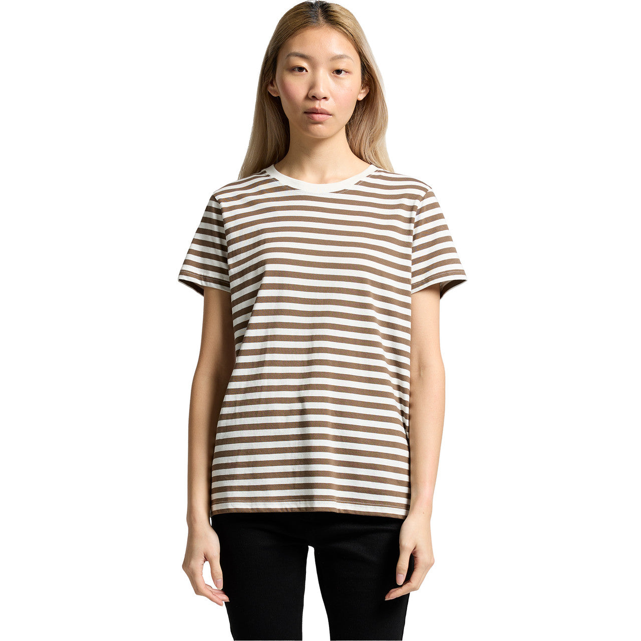 Women's Maple Stripe Tee Front