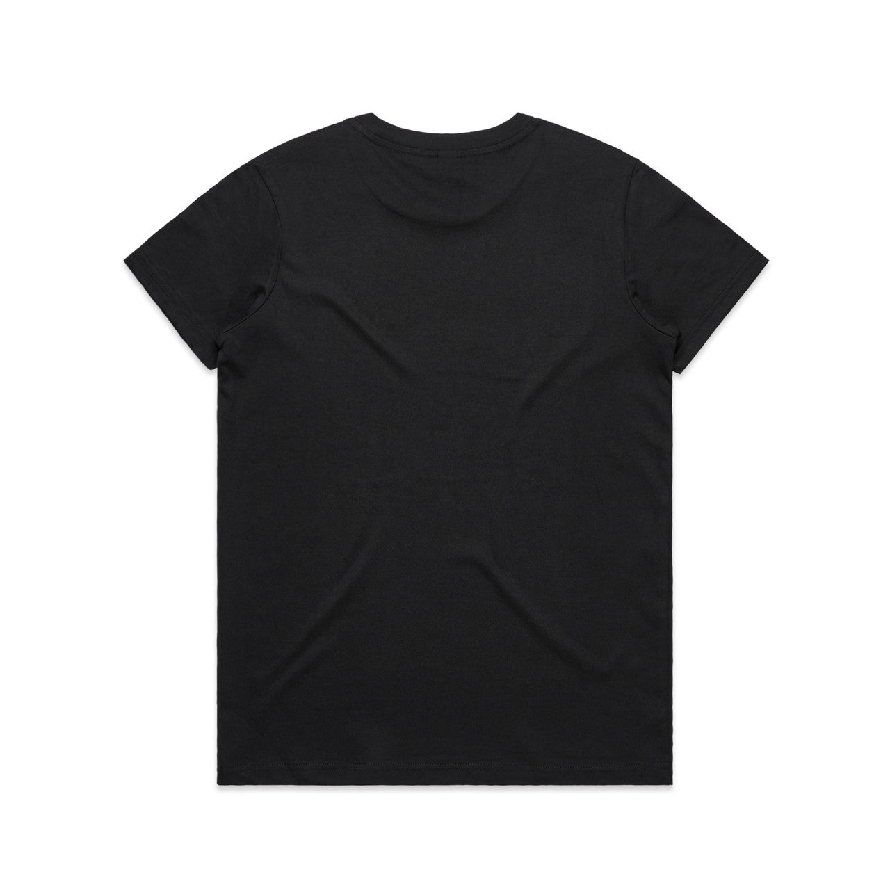 Women's Basic Tee Black - Back